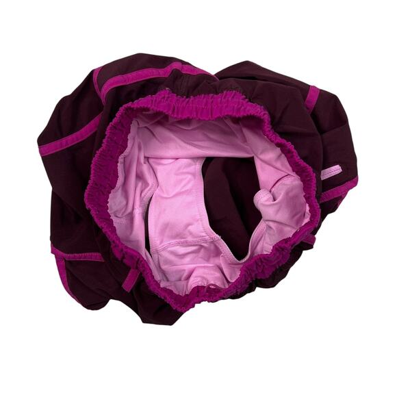 Lululemon Tracker Shorts III Running Built In Liner Bordeaux Drama Raspberry 4 - Picture 3 of 5